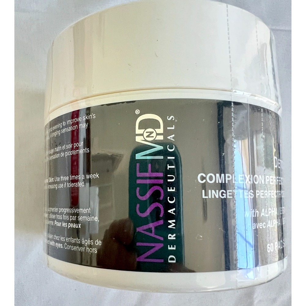 Nassif MD Detox Pads Complexion Perfecting Alpha Beta Hydroxy 60 Ct. New Sealed